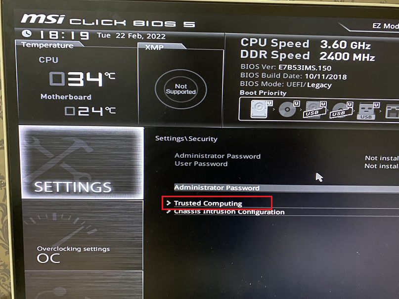 TPM2.0怎么开启？华硕、技嘉、微星等各品牌主板开启TPM2.0方法