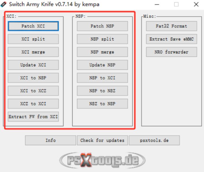 SwitchArmyKnife下载SwitchArmyKnife(SAK转换工具)v0.7.14绿色免费版下载