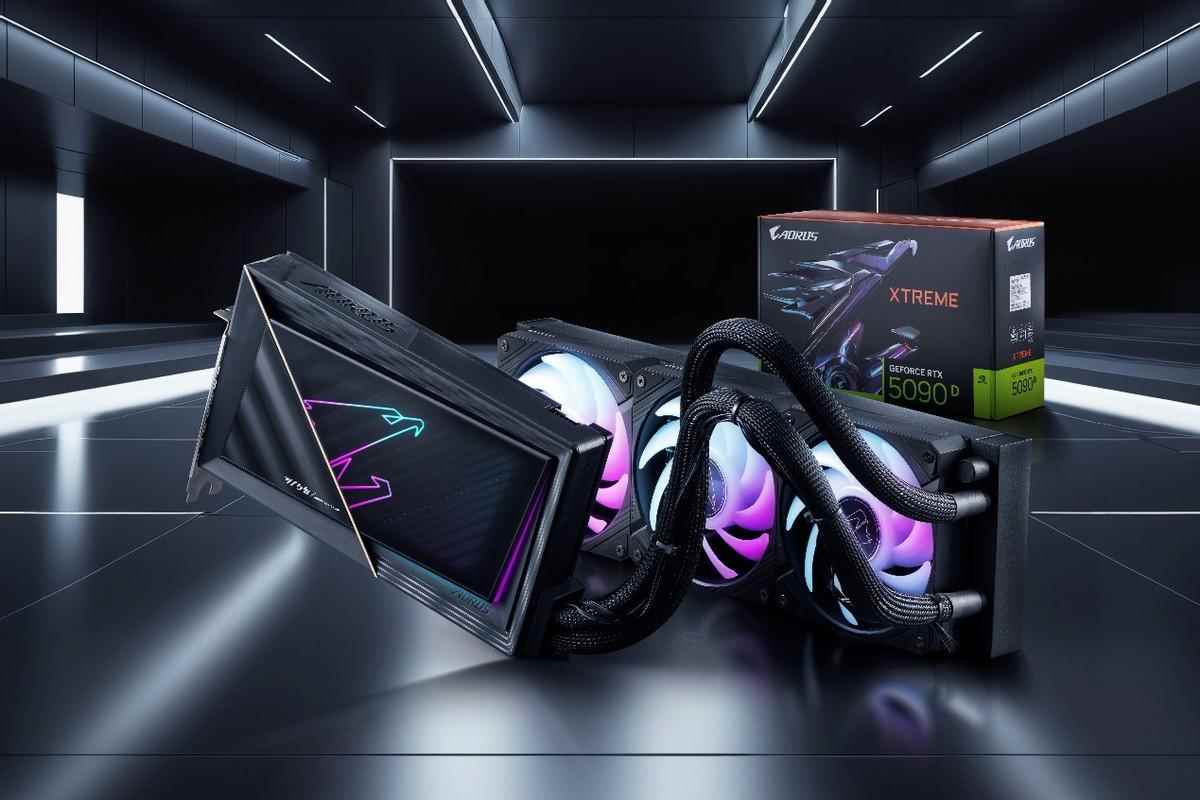 AORUS RTX 5090D XTREME水雕显卡测评: 极致散热加持顶级非公