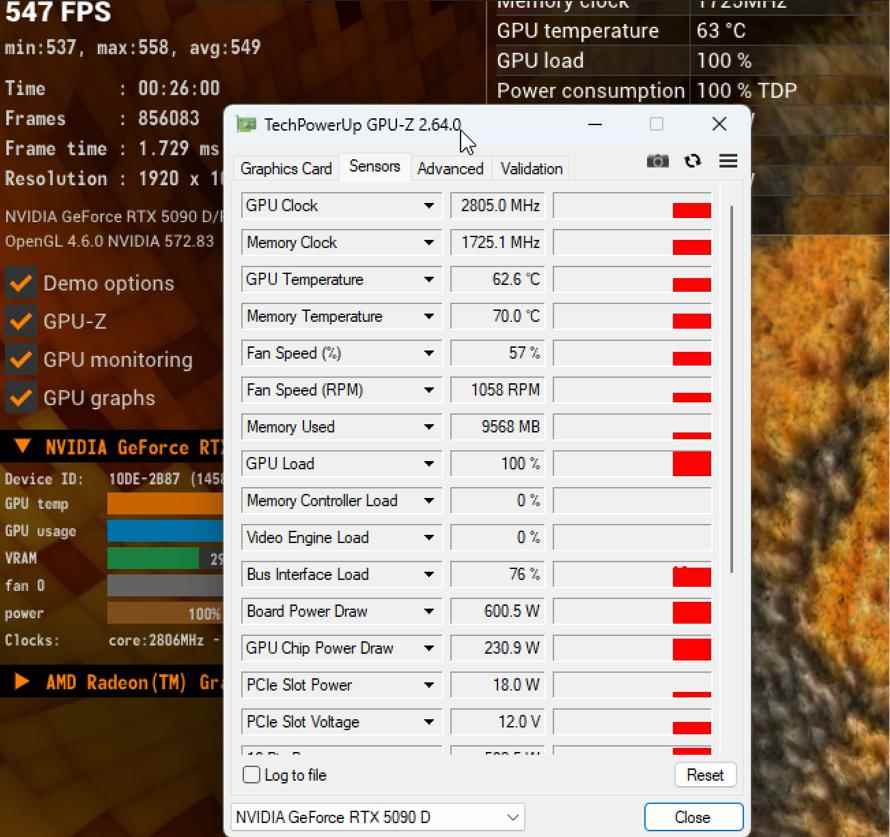 AORUS RTX 5090D XTREME水雕显卡测评: 极致散热加持顶级非公