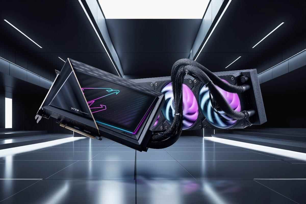 AORUS RTX 5090D XTREME水雕显卡测评: 极致散热加持顶级非公