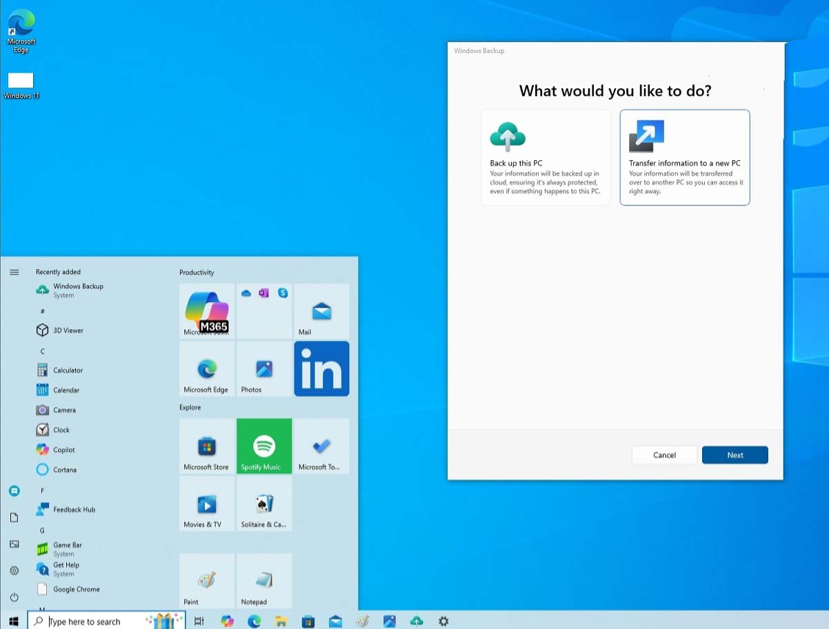 微软推出新备份工具:助力用户将数据从Win10迁移至Win11