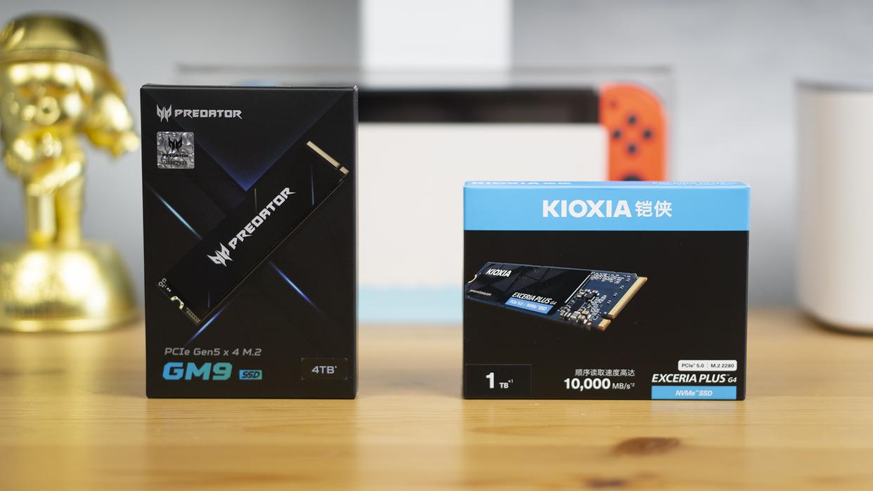 PCIe5.0 SSD同价位谁有性价比? 掠夺者GM9 4TB和铠侠VD10 1TB对比测评