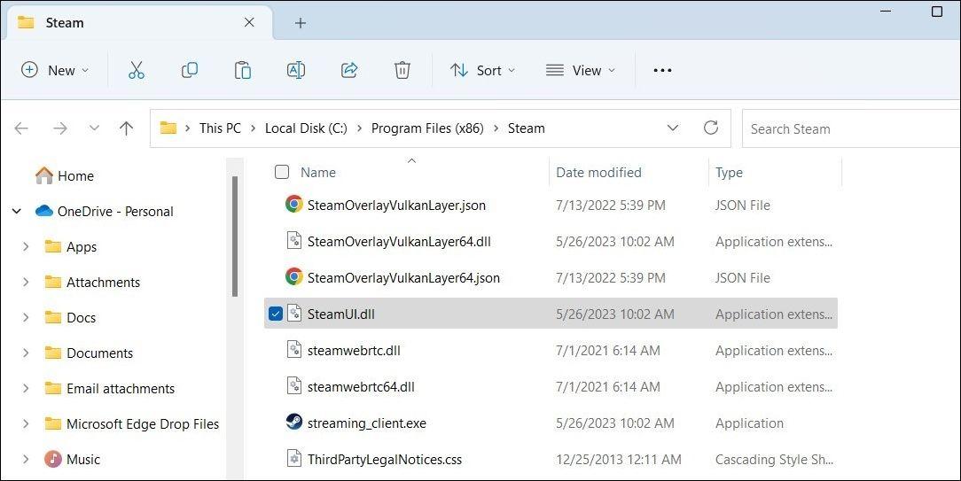 电脑提示steamui.dll丢失怎么办? steamui.dll文件丢失原因及修复方法
