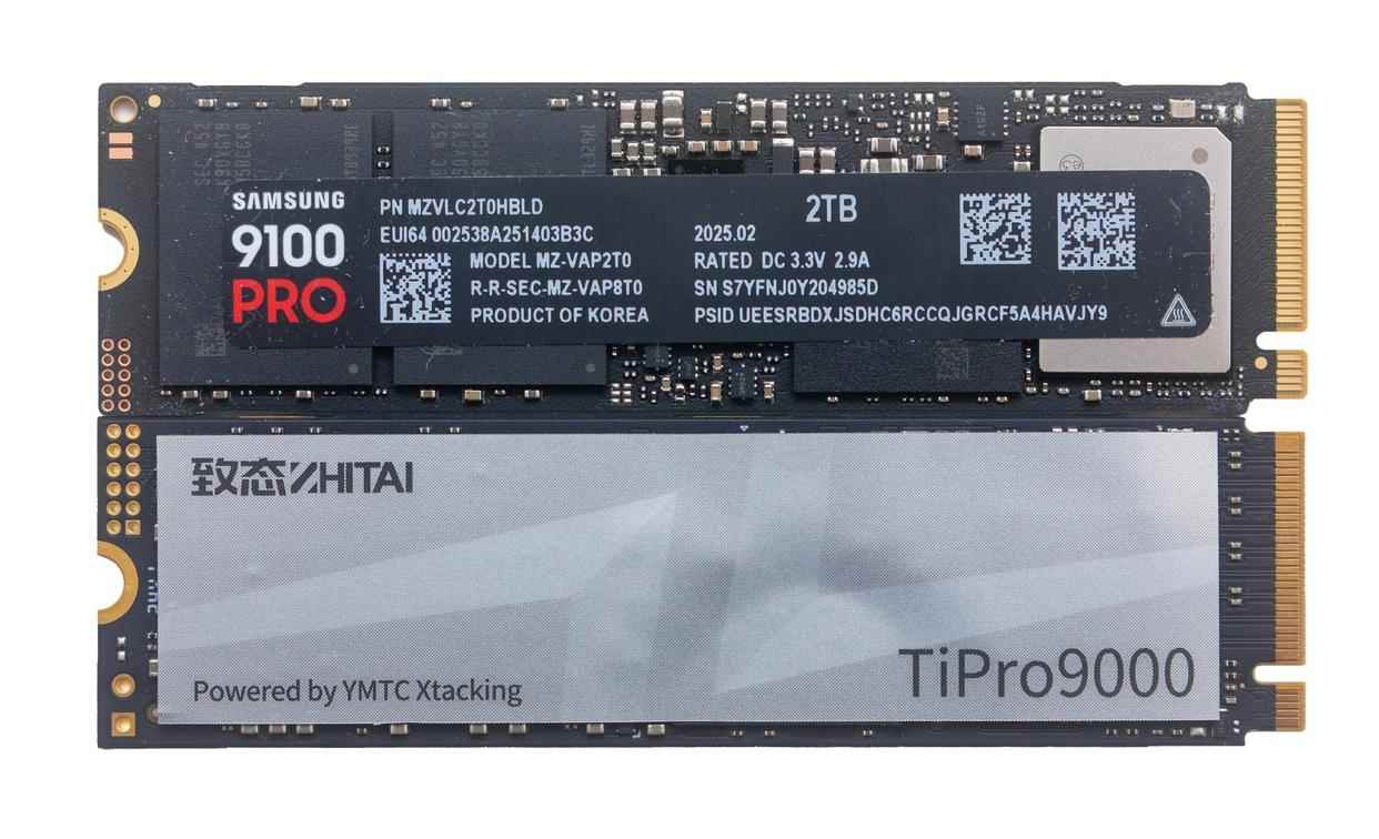 PCIe5.0 SSD怎么选? 致态TiPro9000和三星9100 PRO对比测评