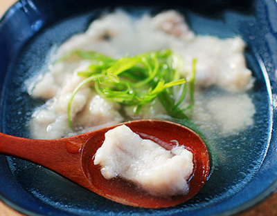  芥兰鱼片汤的食谱疗法