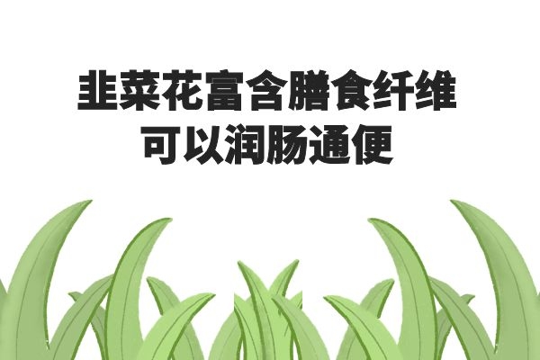  韭菜花的功效与作用是什么？适合哪些人群食用