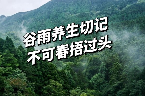  最重要的4个谷雨养生小知识你知道是什么吗？