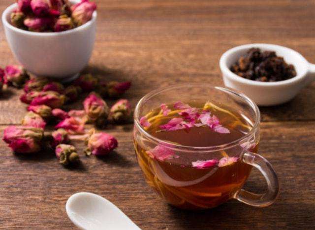 月季花茶具有消炎祛肿的功效