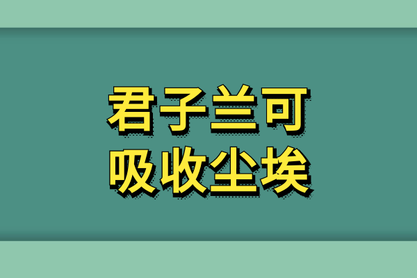 吸收尘埃