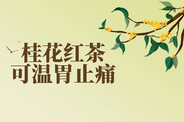  桂花红茶的功效与作用及禁忌有哪些？