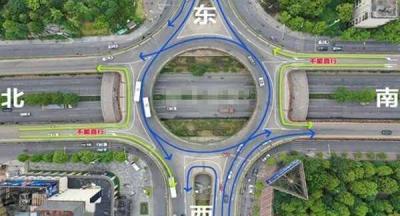 立交桥怎么左右转弯图解，过立交桥怎样左转弯和右转弯