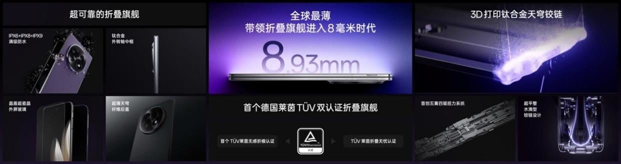 整机对比上代减薄24%! OPPO Find N5全面评测