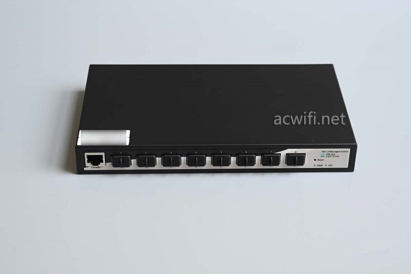 联果8口万兆三层全光交换机LG-SWTGW3C8F拆机测评