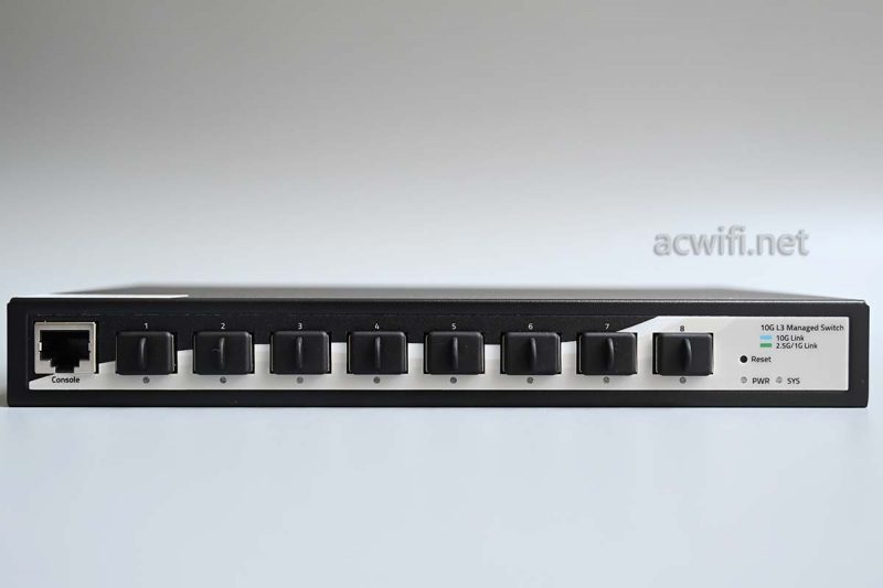 联果8口万兆三层全光交换机LG-SWTGW3C8F拆机测评