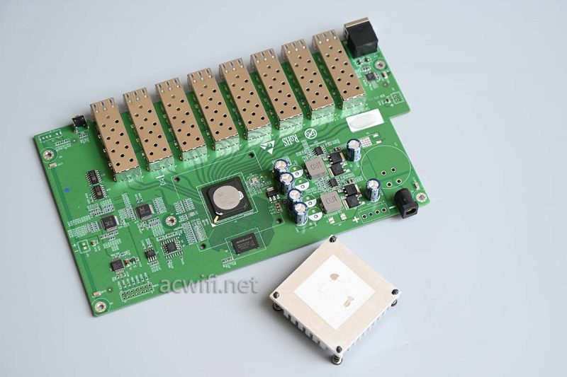 联果8口万兆三层全光交换机LG-SWTGW3C8F拆机测评