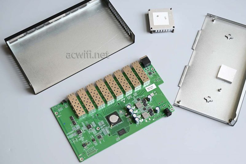 联果8口万兆三层全光交换机LG-SWTGW3C8F拆机测评